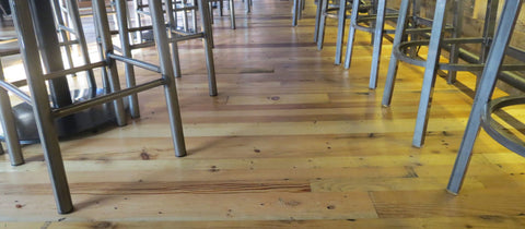 WHITE PINE SANDED & FINISHED FLOORING