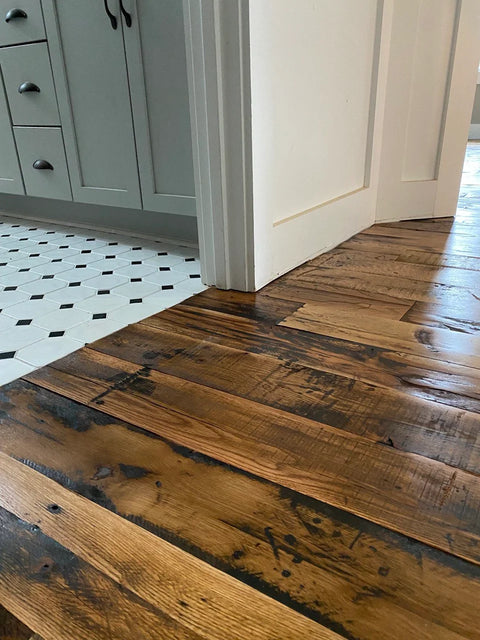 OAK BARNWOOD WIREBRUSHED FINISHED FLOORING